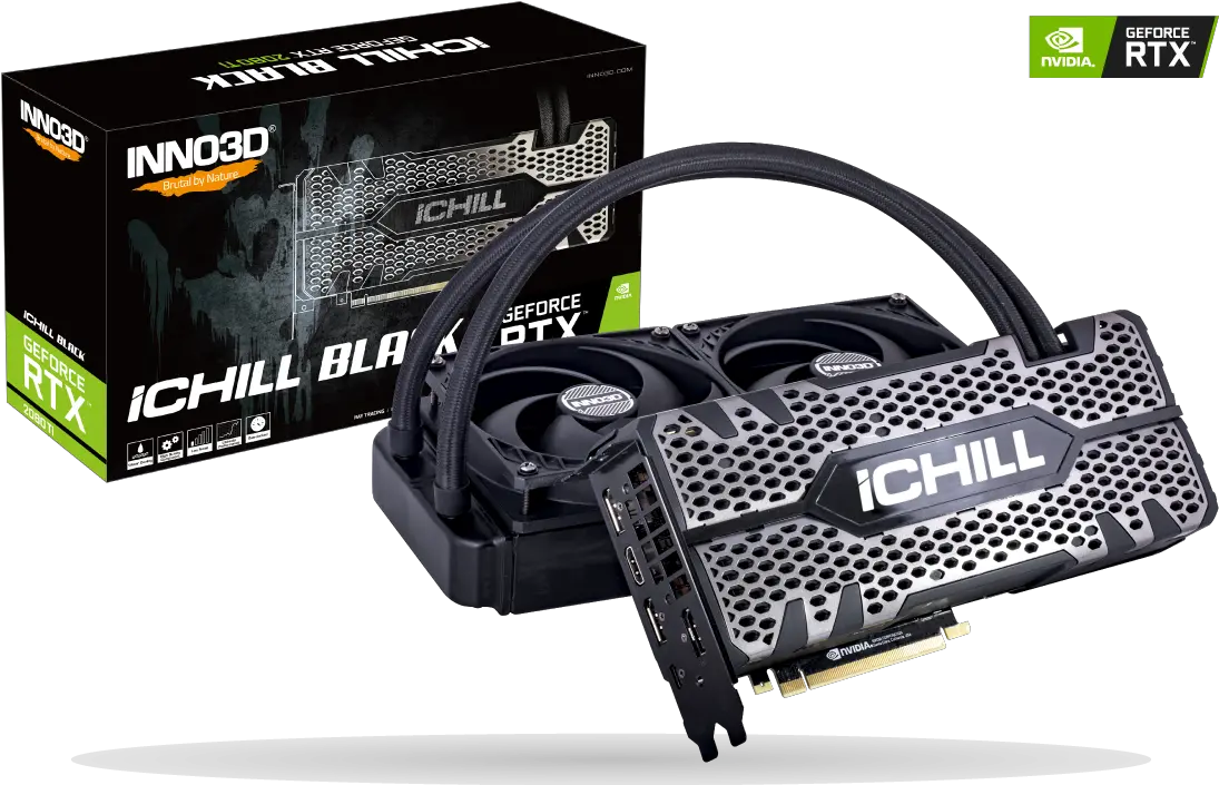  Inno3d Geforce Rtx 2080 Ti Ichill Black Inno3d Geforce Rtx 2070 Super Ichill Png Nvidia Png