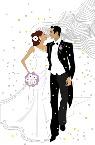  Wedding Png Wedding Silhouette Wedding Cards Images Do You Do On A Honeymoon Wedding Vector Png