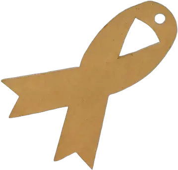  Awareness Ribbon Acrylic Blank 3 Inch With Hole Clear Horizontal Png Paper Hole Png