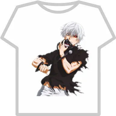  Kaneki Ken T Shirt Roblox Robux For Roblox Tokyo Ghoul Kaneki Png Ken Kaneki Transparent