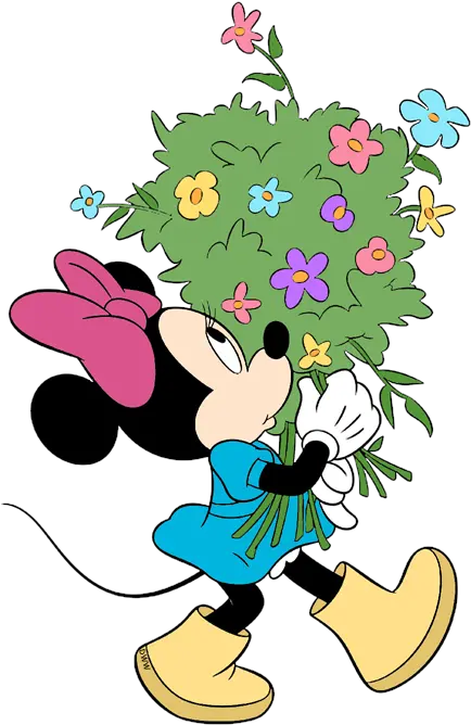  18 Minnie Mouse Clipart Green Free Clip Art Stock Mickey And Minnie Flower Png Minnie Mouse Face Png