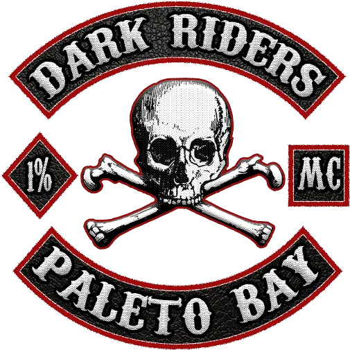  Download Club Patch Biker Motorcycle Headgear Logo Hq Png Skull And Crossbones Mc Ride Png