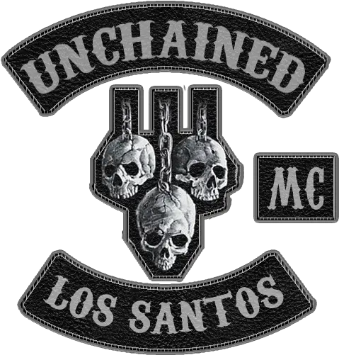  Unchained Motorcycle Club Gta V Biker Patch Png Mc Ride Png