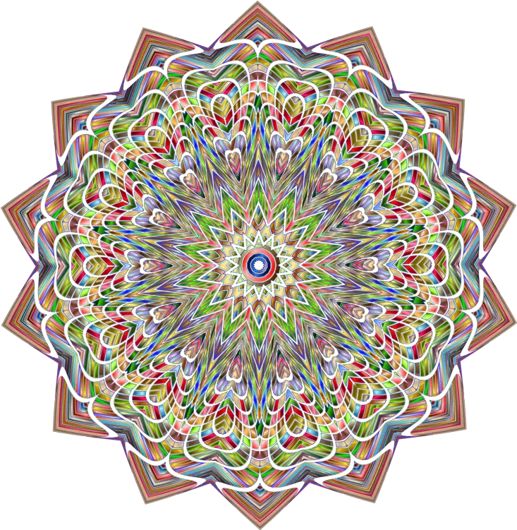  Textilekaleidoscopemandala Png Clipart Royalty Free Svg Drawing Mandala Vector Png