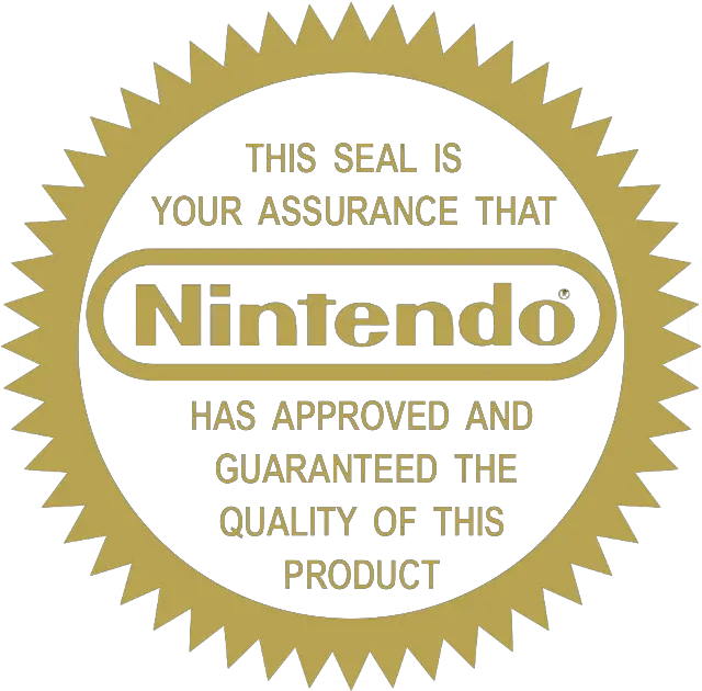  Nintendo Seal Of Quality Logopedia Fandom Original Nintendo Seal Of Quality Png Nes Logo Png