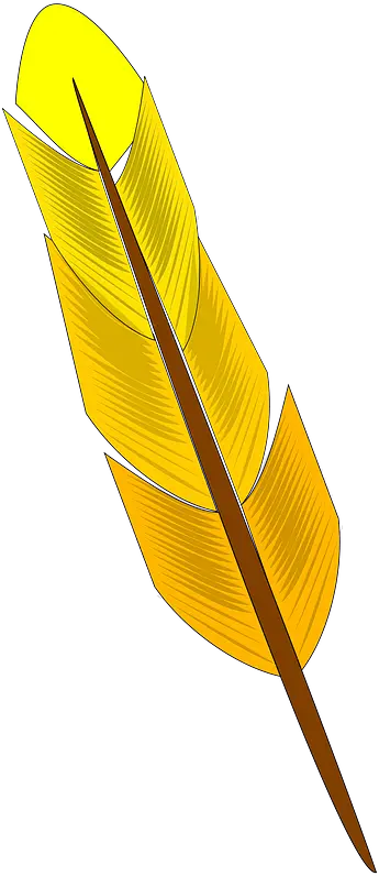  Yellow Feather Clipart Free Download Transparent Png Clip Art Of Feather Feather Transparent