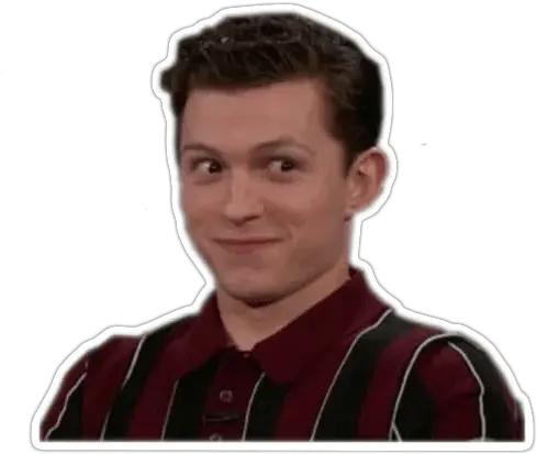  Tom Stickers Set For Telegram Tom Holland Sticker Png Tom Holland Transparent