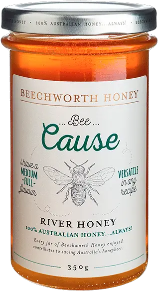  Download Hd Bee Cause River Honey Jar Beechworth Png Hornet Honey Jar Png