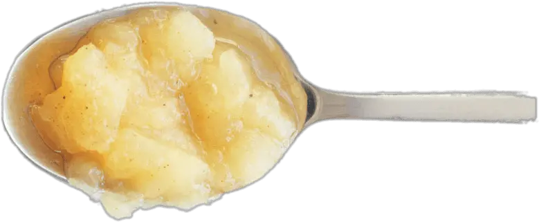  Download Applesauce Stickpng Chickpea Spoon Transparent Background