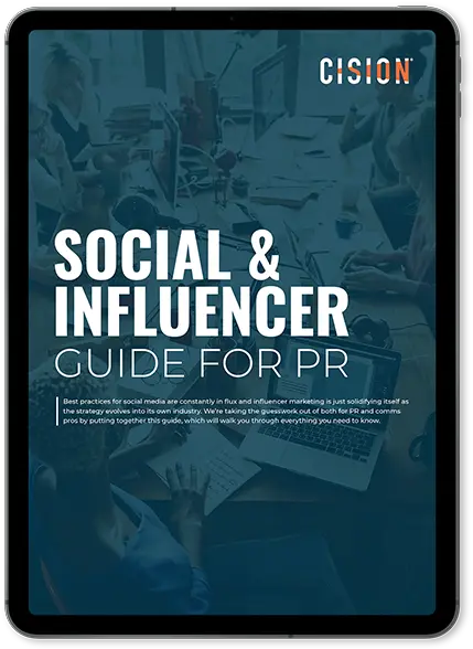  Social Media And Influencer Marketing For Pr Horizontal Png Clear Blue Book Icon