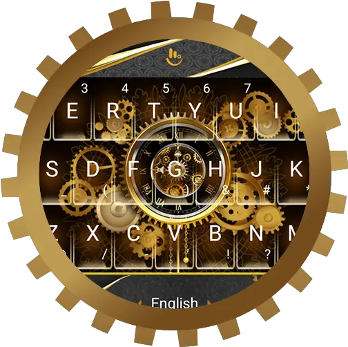  App Insights Clock Luxury Gold Keyboard Theme Apptopia Bicycle Png Clock Emoji Png