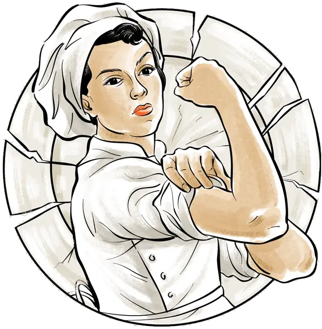  Png Female Chef Transparent Chefpng Images Pluspng Woman Chef Png Cartoon Woman Png