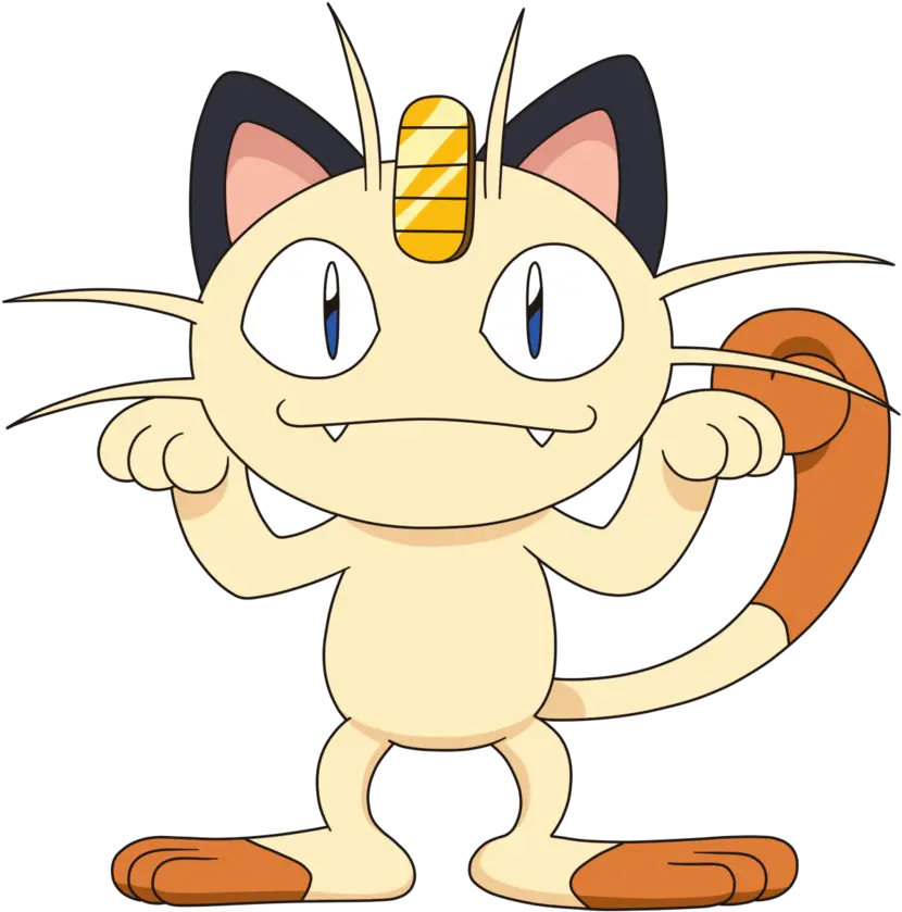  Meowth Pokemon Race To Danger Book Png Meowth Transparent