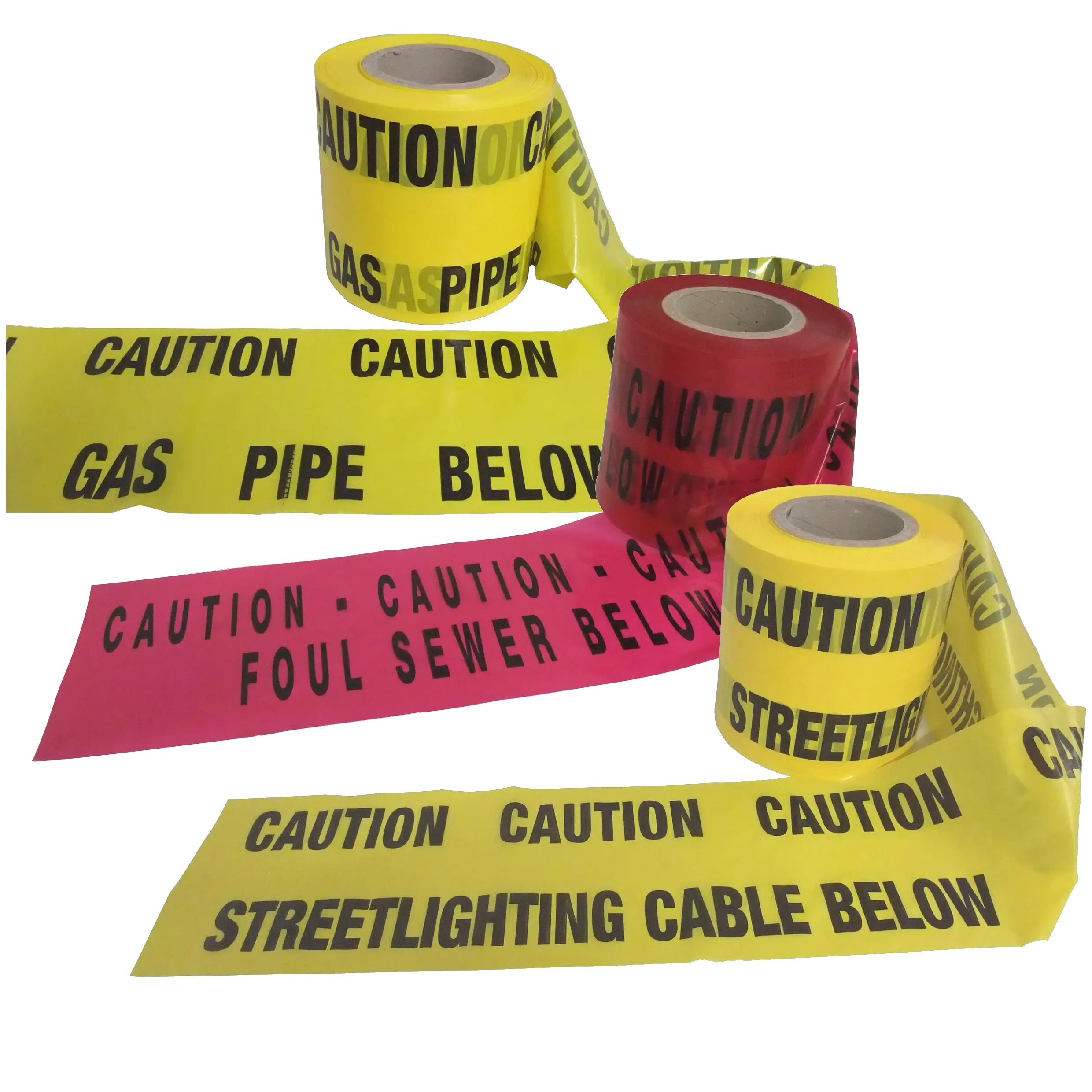  Download Underground Warning Tape Label Png Caution Tape Transparent