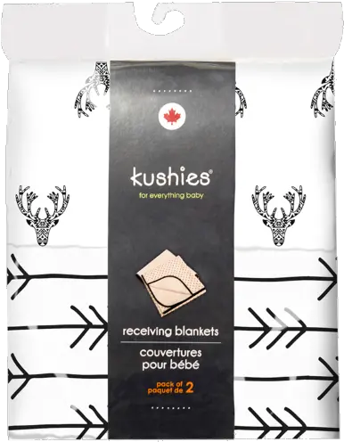  Kushies Receiving Blanket 2 Pack Deer One Direction Black U0026 White Coffee Png One Direction Transparents