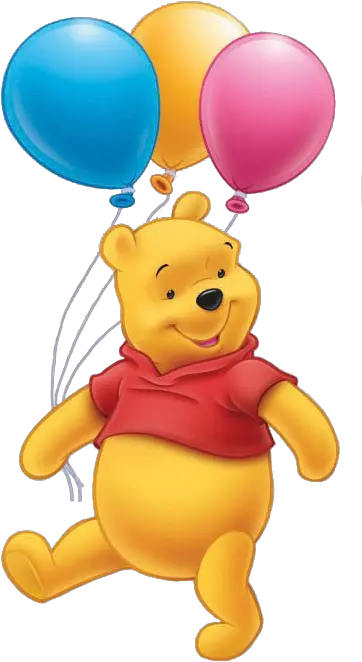  Winnie The Pooh Ballons Clipart 1633 Transparentpng Piglet And Pooh Cartoon Ballons Png