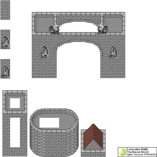  Dis Castle Walls Pixel Art Png Castle Wall Png