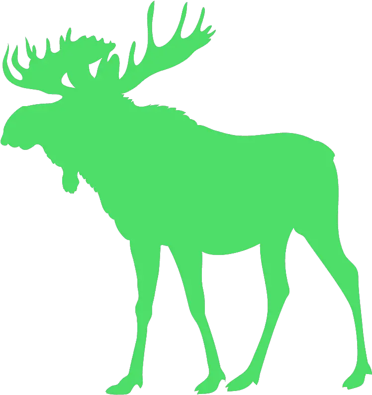  Moose Deer Silhouette Free Vector Silhouettes Creazilla Moose Silhouette Vector Free Png Moose Silhouette Png