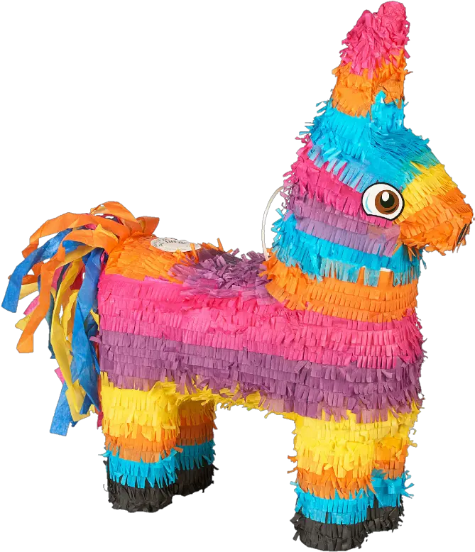  Transparent Background Donkey Pinata Llama De Colores Piñata Png Pinata Png