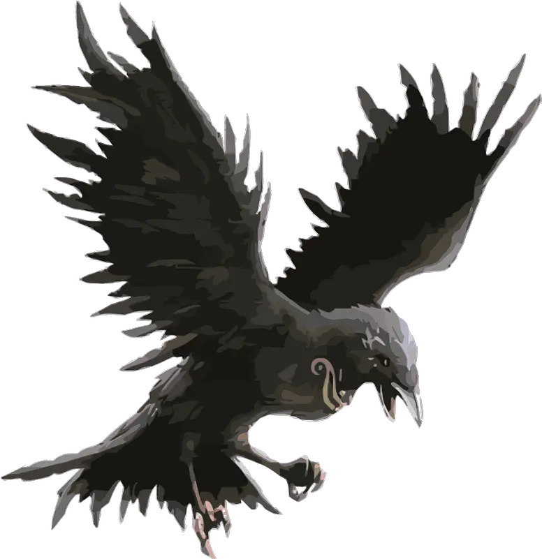  Clipart Raven Svg Png Raven Transparent