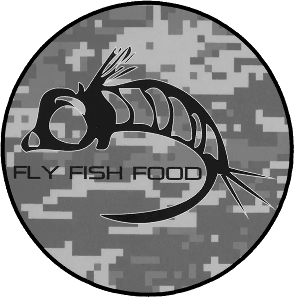  Fly Fish Food Round Logo Sticker Digicamo Png