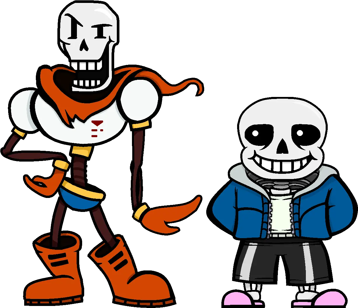  Sans Finally Reunited In Undertale Png Sans And Papyrus Png Papyrus Png