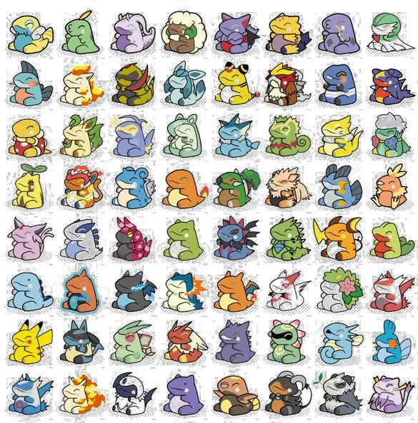  Pokemon Characters Transparent Image Png Arts Pokemon Substitute Pokemon Transparent