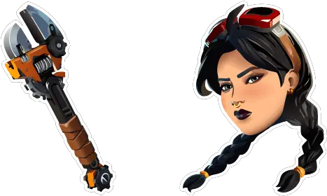  Fortnite Jules Skin Wrenchers Pickaxe Fortnite Wrenchers Pickaxe Png Fortnite Pickaxe Png