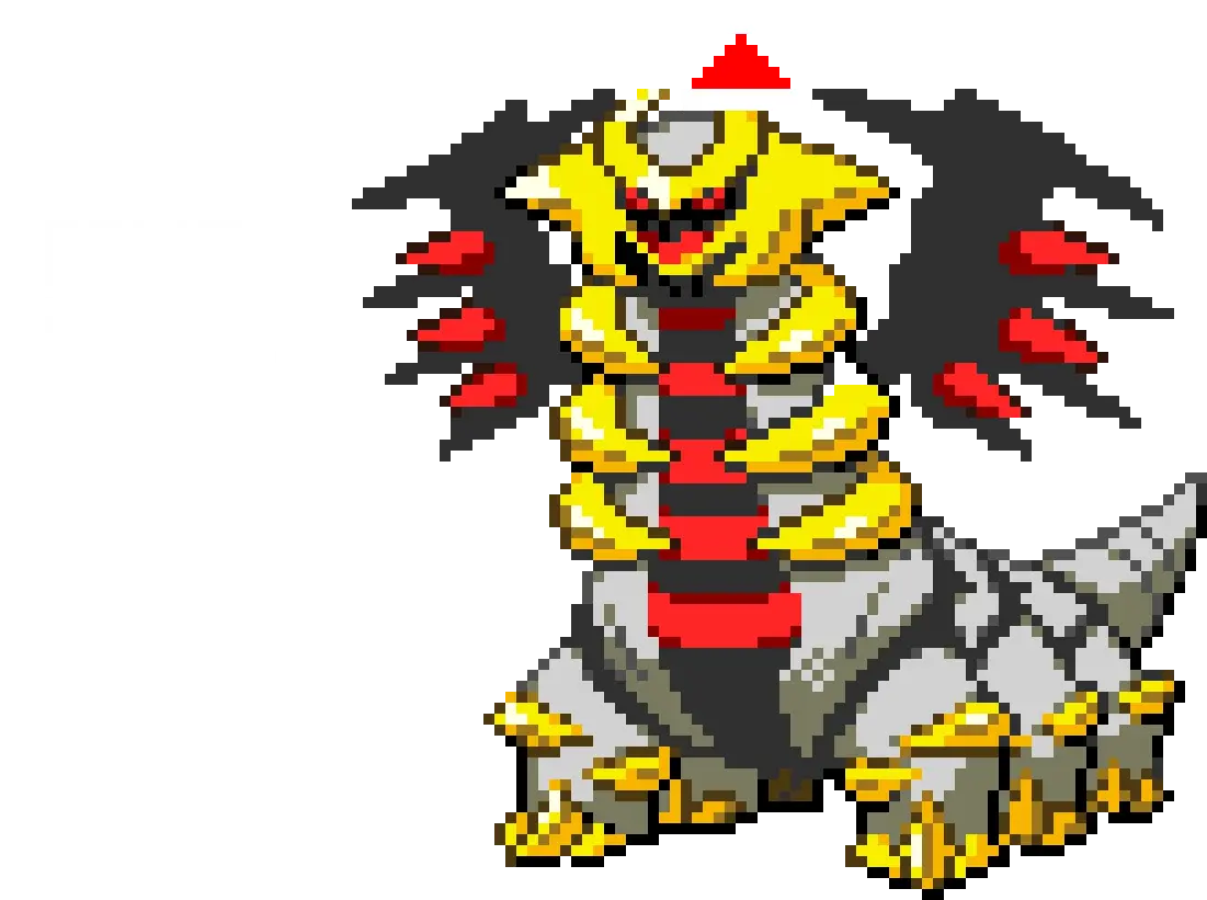  Giratina Pixel Art Pokemon Giratina Png Giratina Png