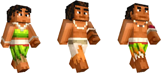  Moana And Xbox Characters Come To Moana Skin Minecraft Png Moana Characters Png