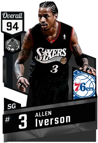  Nba Drawing Allen Iverson Transparent Allen Iverson Nba 2k17 Png Allen Iverson Png