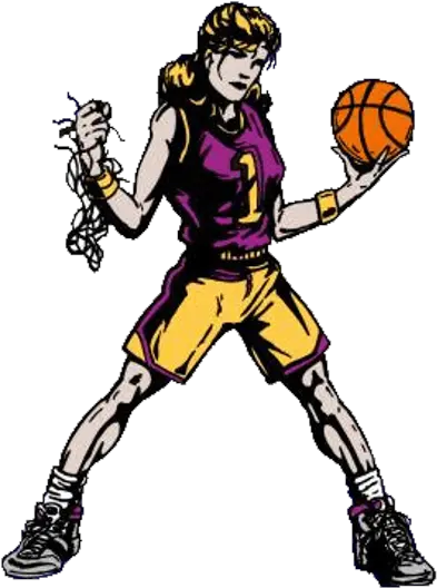  Girls Basketball High School Clipart Female Basketball Player Clipart Png Basketball Clipart Png