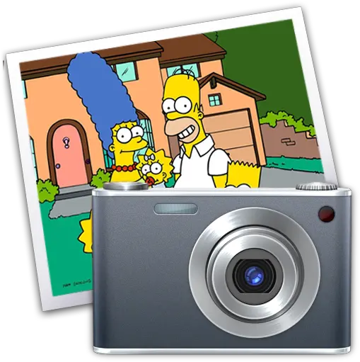  Iphoto Simpsons Icon Free Download As Png And Ico Easy Simpson Camera Png The Simpsons Png