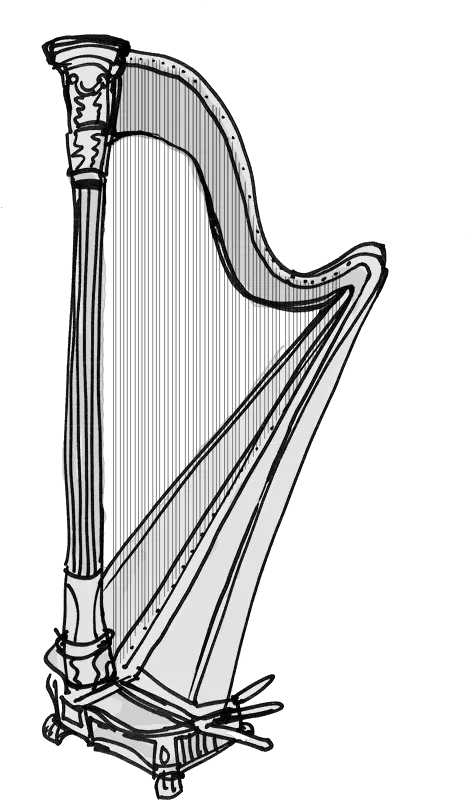  Download Harp Png Image With No Classical Music Harp Png