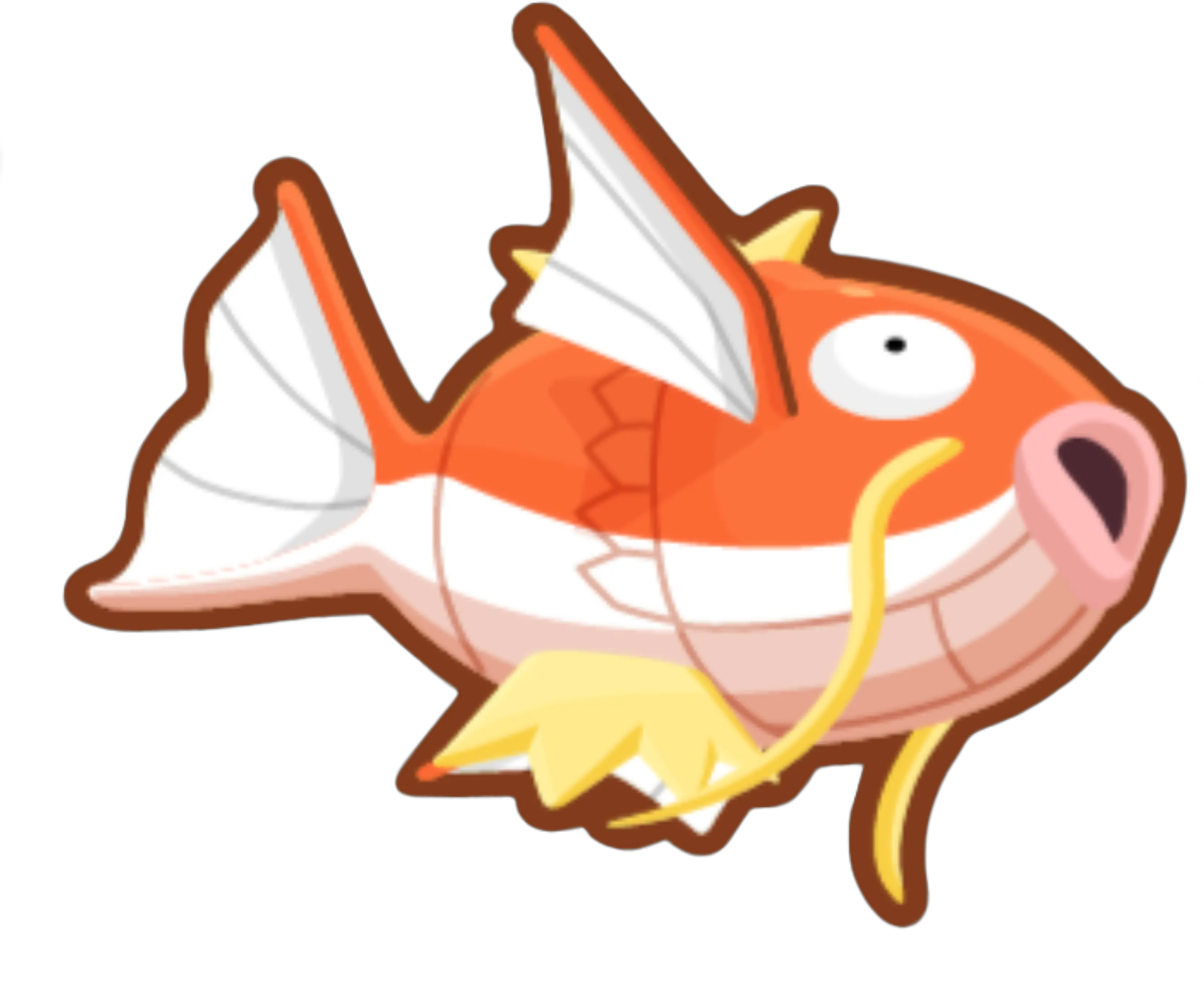  Magikarp Pokémon Sticker By Probably Goldfish Png Magikarp Transparent