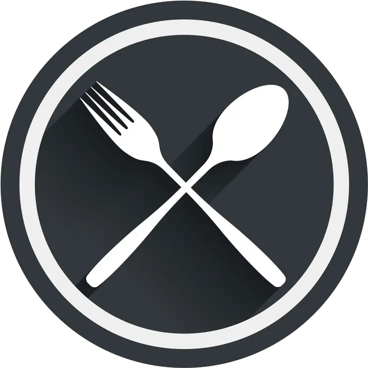  Garden City Restaurant Eat Sign Icon Png Plate And Fork Icon