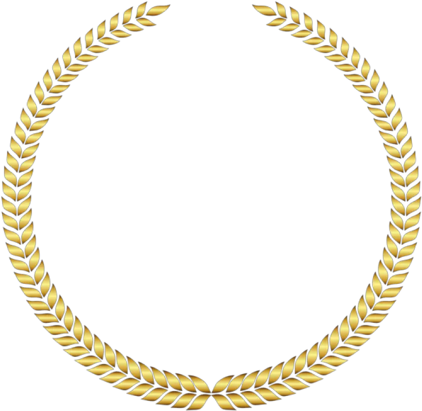  Free Png Download Laurel Wreath Transparent Clipart Round Gold Circle Chain Vector Wreath Transparent