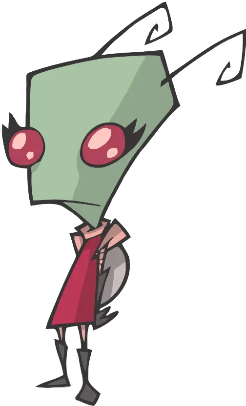  Invader Zim Base Female Irken Invader Zim Invader El Png Invader Zim Png