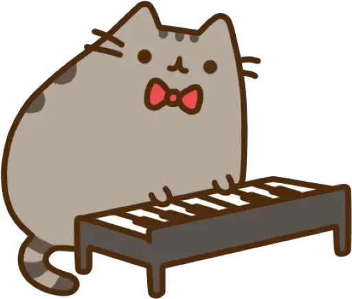  Gif Pusheen Sock In A Mug Piano Image Pusheen Piano Gif Png Pusheen Transparent Background