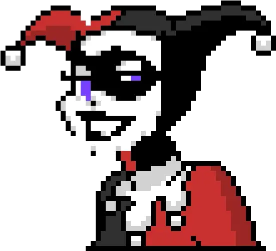  Harley Quinn Pixel Art Maker Harley Quinn Pixel Art Png Harley Quinn Transparent