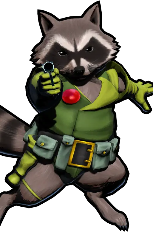  Rocket Raccoon Marvel Vs Capcom 3 Ultimate Marvel Vs Capcom 3 Png Racoon Png