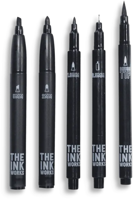  Ink Works Markers Ink Works Png Pen Bullet Icon