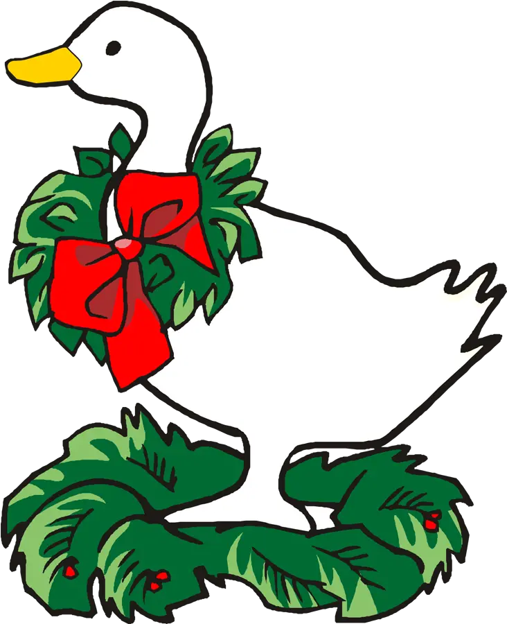  Christmas Goose Clipart Geese A Laying Clip Art Png Christmas Goose Clipart Holly Garland Png