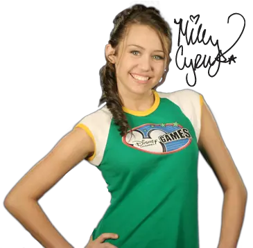  2704 Disney Channel Games 2007 Miley Cyrus Fan Banana Png Miley Cyrus Png