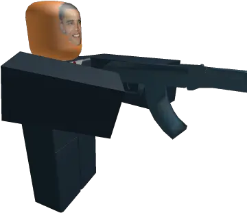  Guard Pointing Gun One Arm Is Longer Roblox Assault Rifle Png Pointing Gun Png