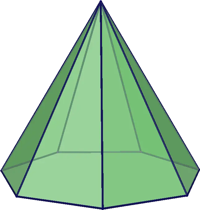  Fileheptagonal Pyramidpng Wikimedia Commons Transparent Hexagonal Based Pyramid Pyramid Png