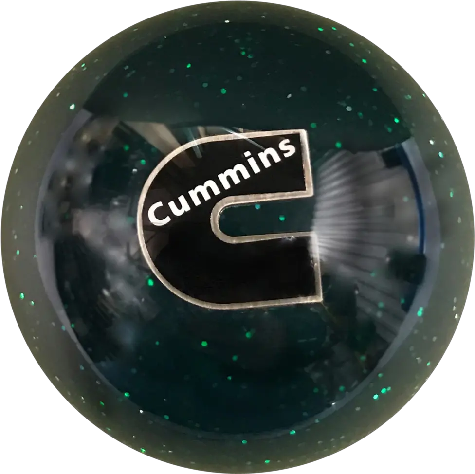  Cummins C Logo Green Glitter Shift Knob Circle Png Cummins Logo Png