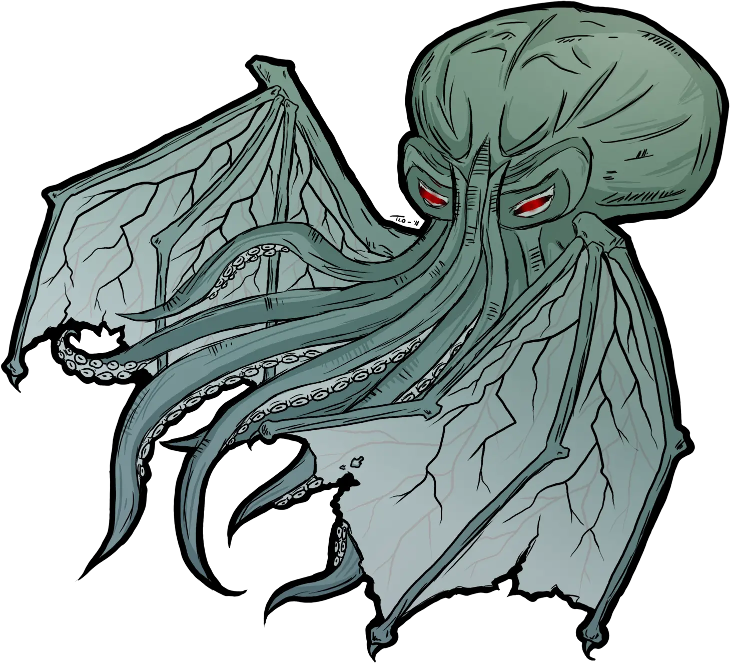  Cthulhu Png Gif Clipart Supernatural Creature Cthulhu Png