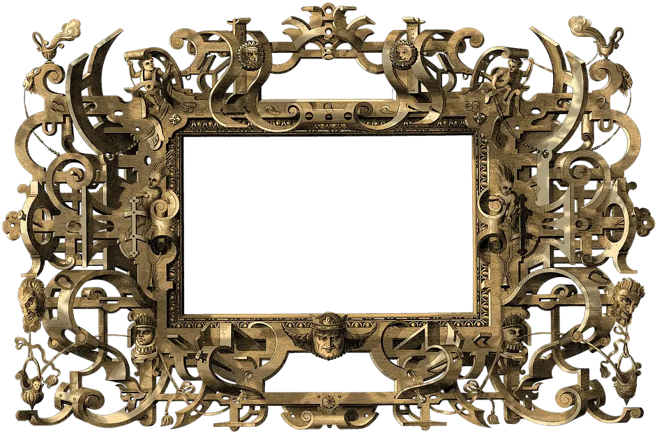  Frame Carved Decorative Free Image On Pixabay Png Decorative Frame Png