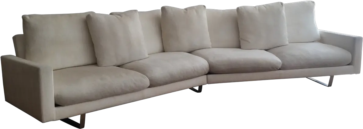  Couch Png Flared Arm Sofa Png